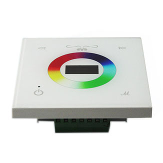 TM204 DC12V-24V 4 Channel RGBW Touch Panel Controller With Display TM204 DC12V-24V 4 Channel RGBW Touch Panel Controller With Display